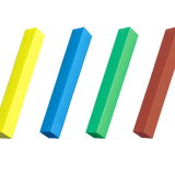 SEA SHELL CHALK（スクエアチョーク6本）