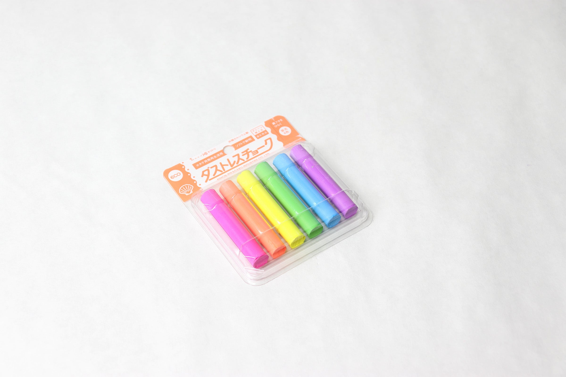 環境に配慮したダストレスチョーク｜ホタテ貝殻使用・高品質な国産